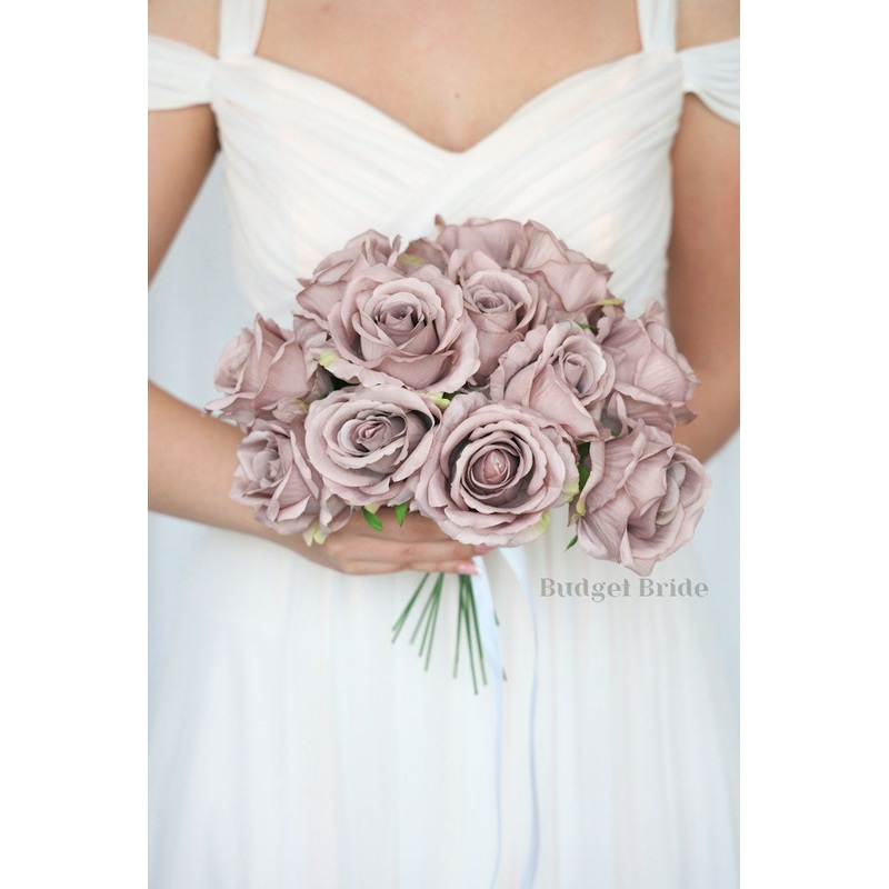 15 Rose Gold Rose Stems – $90.00