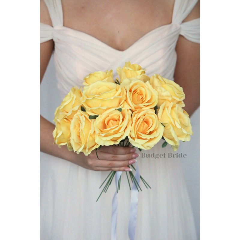 15 Yellow Rose Stems – $90.00