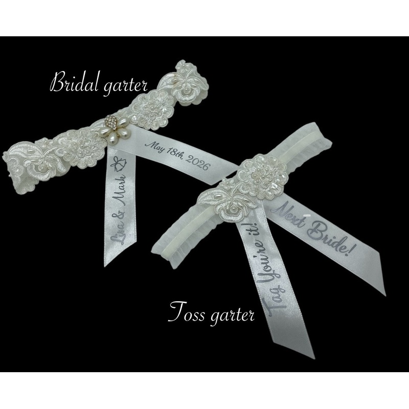 Wedding Bridal Garter Set l Bridal l Toss Garter~ 020G