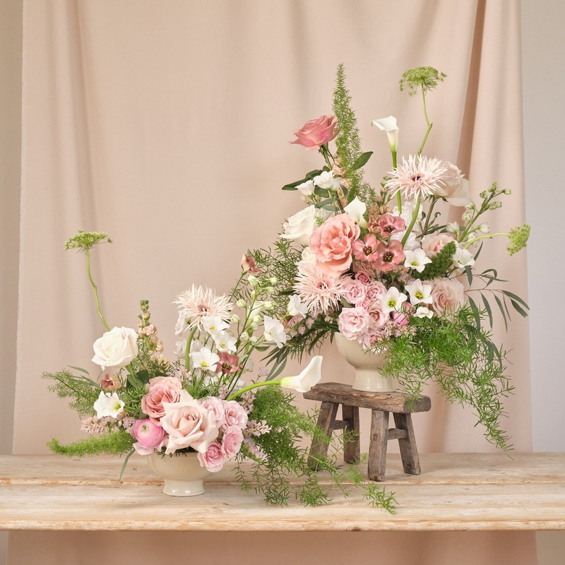 Dusty Nudes Bowl Arrangements-Small & Large