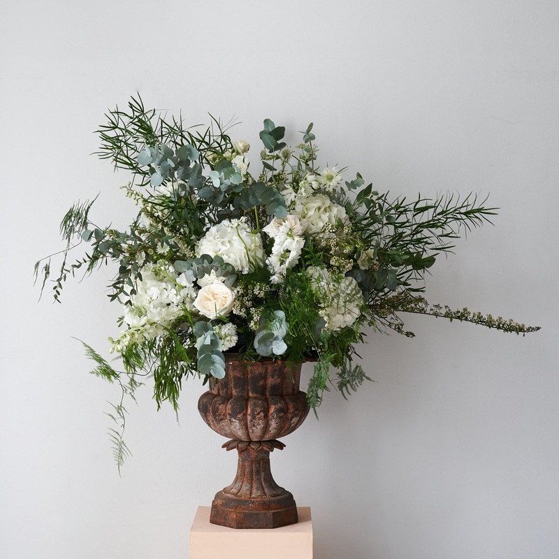 Hire of Victorian Cast Iron Urn : Large