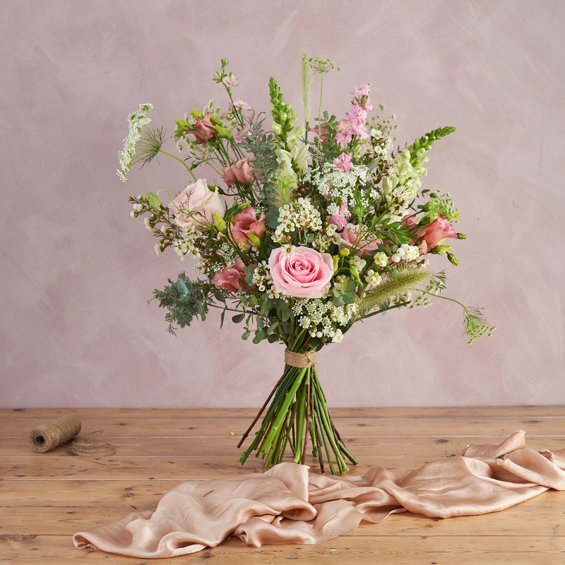 Soft Pastels Bouquet-Small & Medium & Large & Superb & Large with vase & Show Stopper