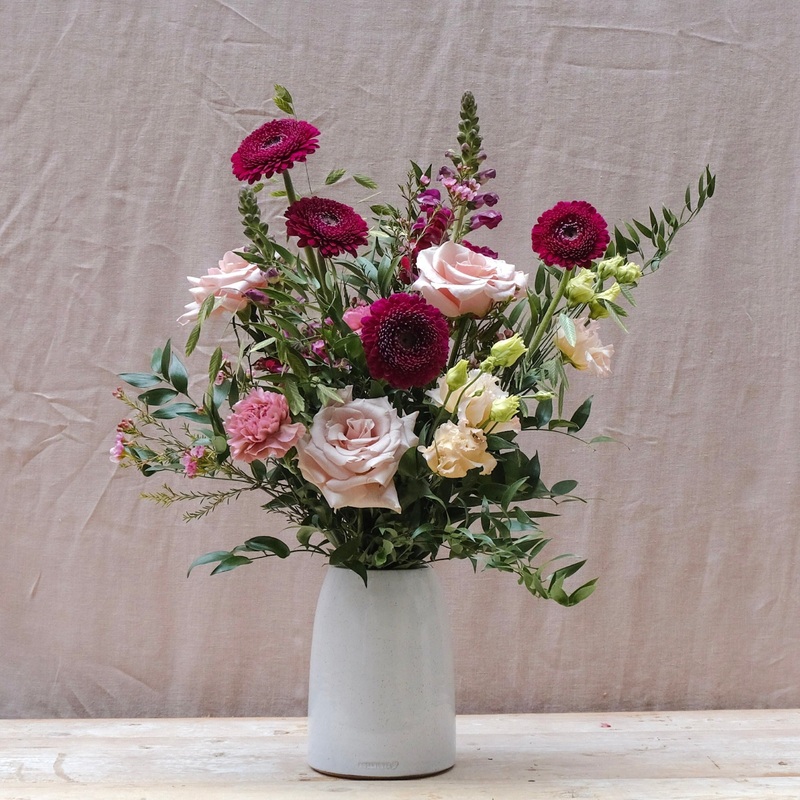 Deep Burgundy’s and Pinks Bouquet