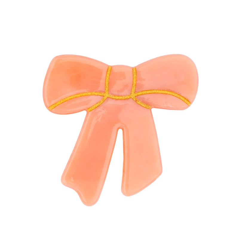Pink Ribbon Hair Clip