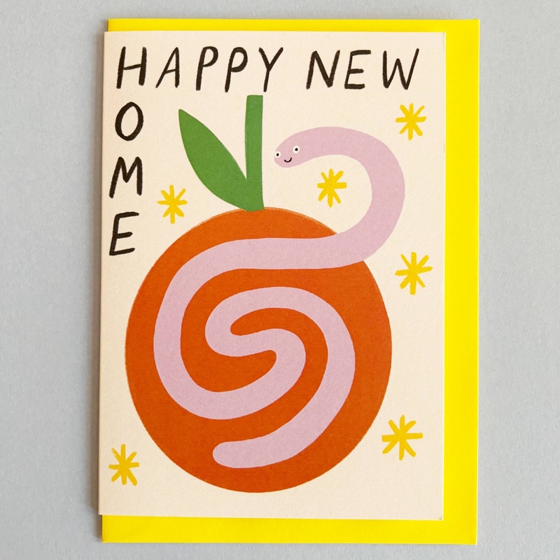 Apple Happy New Home Greeting Card