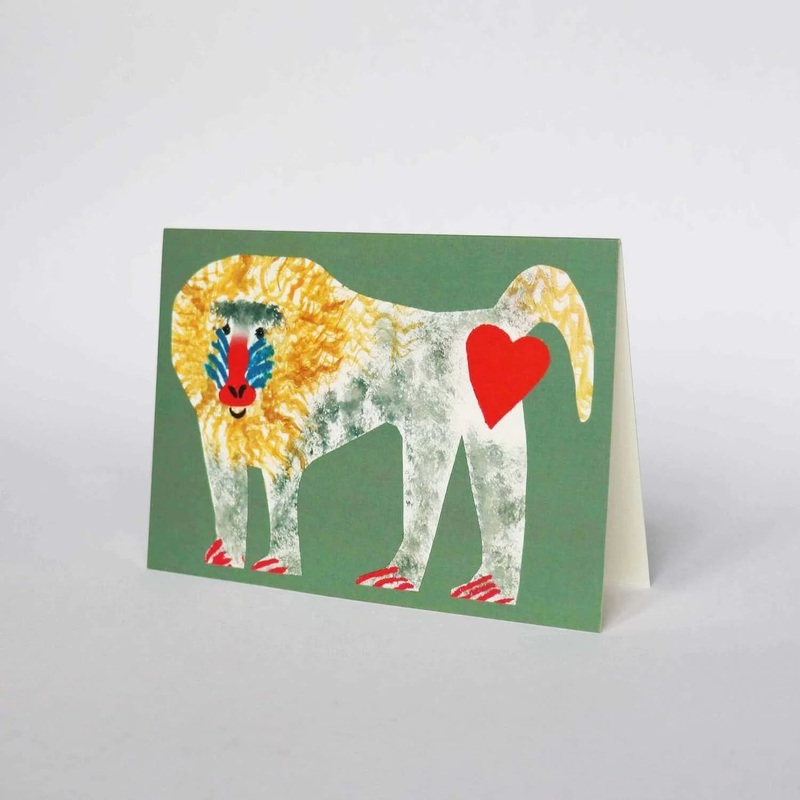 Heart Bum Greetings Card