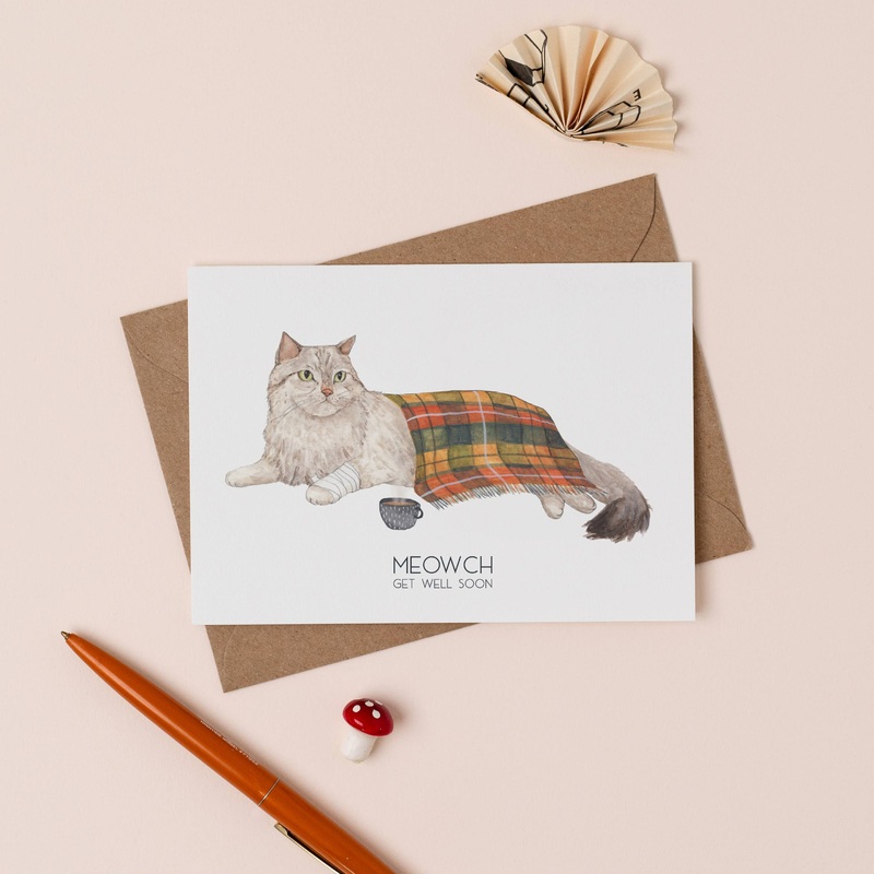 Meowch Get Well Soon Card