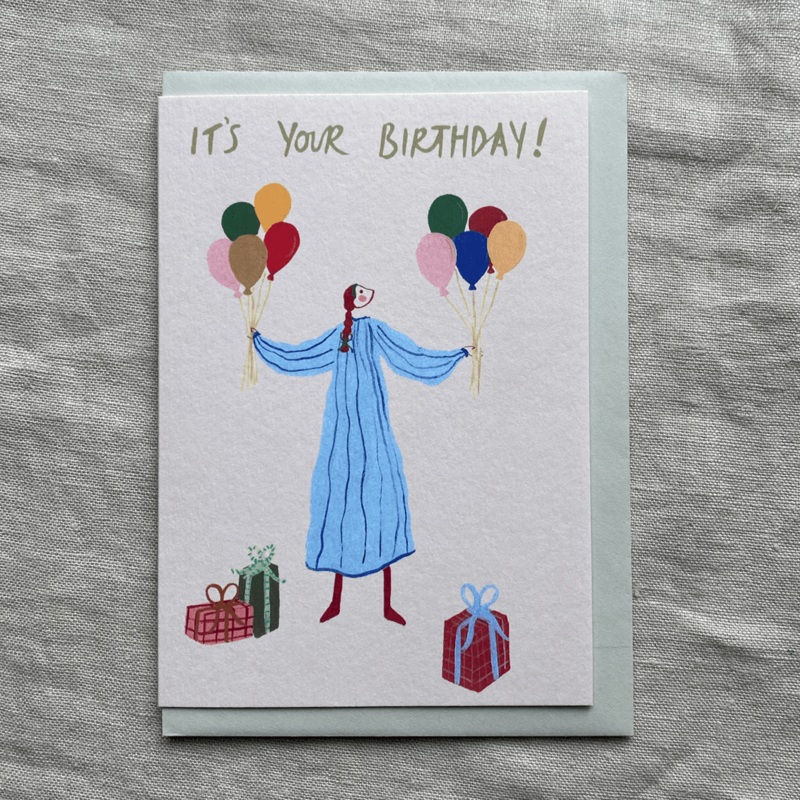 Birthday Balloons Card