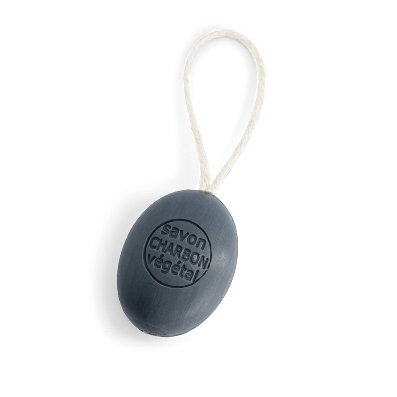 Charcoal Soap on Rope