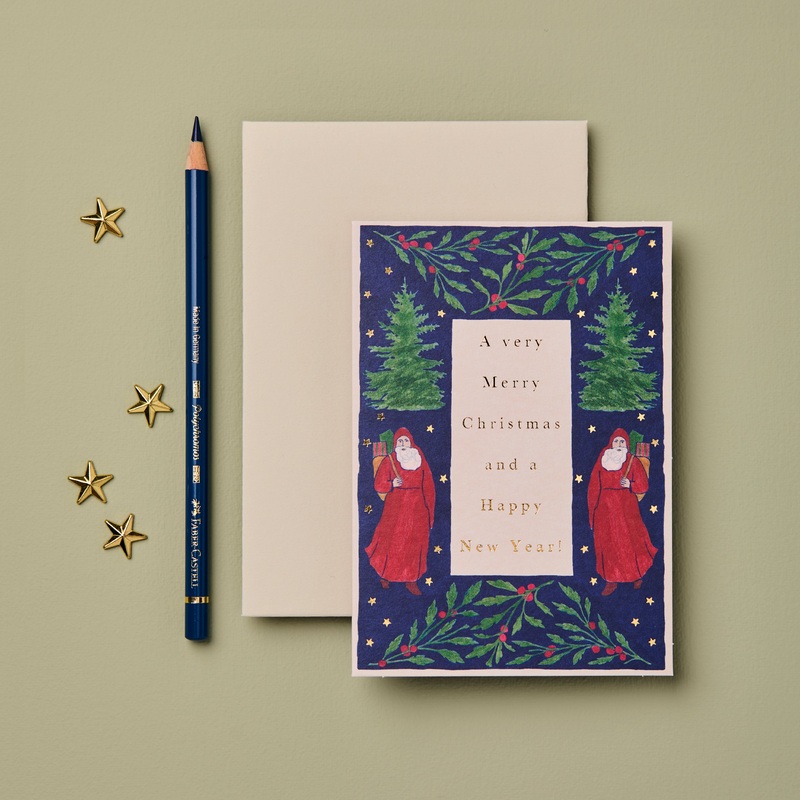 Festive Border ‘Merry Christmas’ card