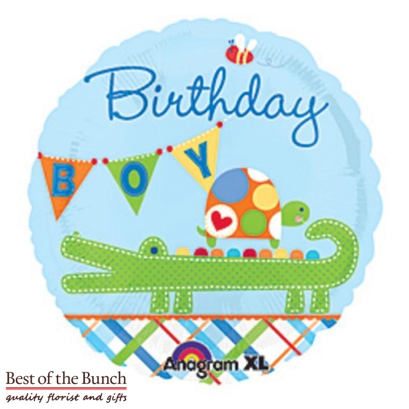 Birthday Boy Happy Birthday Foil Helium Balloon 45cm (18)