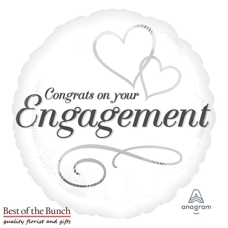 Congratulations On Your Engagement Foil Helium Balloon 45cm (18)