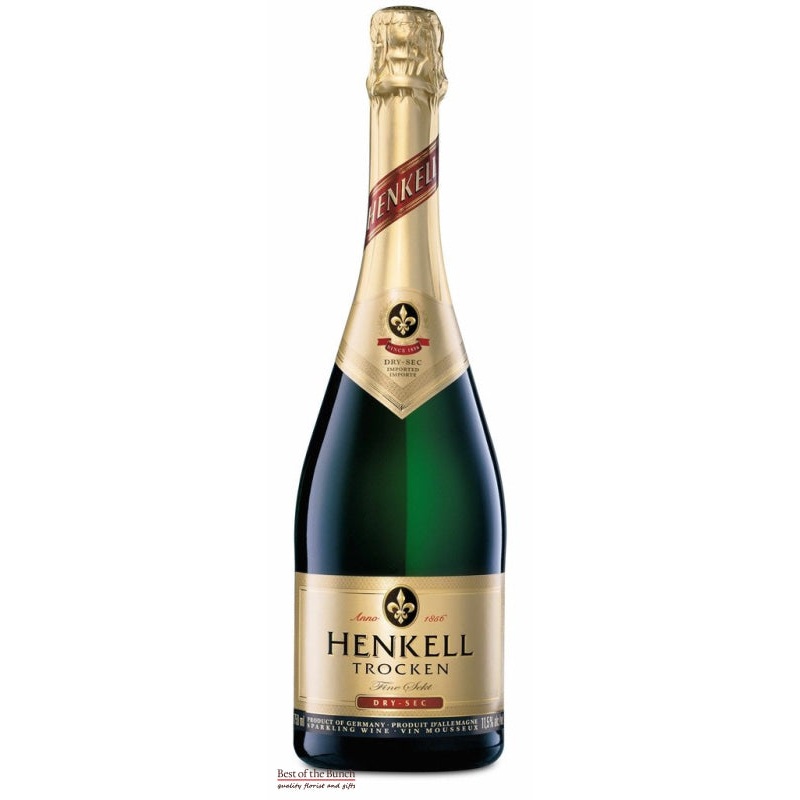 German Sparkling Wine – Henkell Trocken Germany Dry Sec – Wine Delivered In A Wine Gift Bag