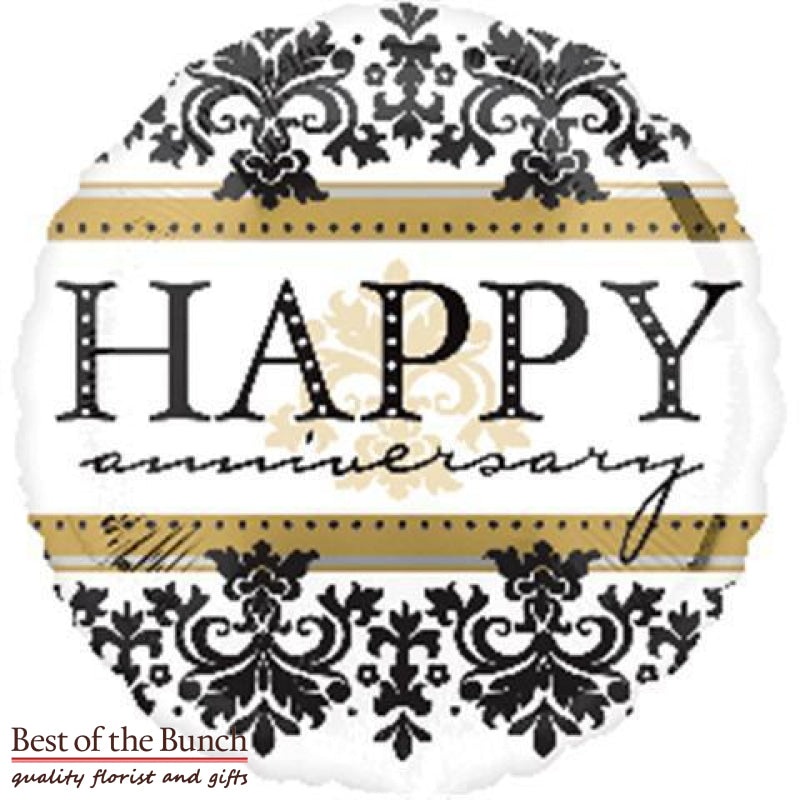 Happy Anniversary Foil Helium Balloon 45cm (18)