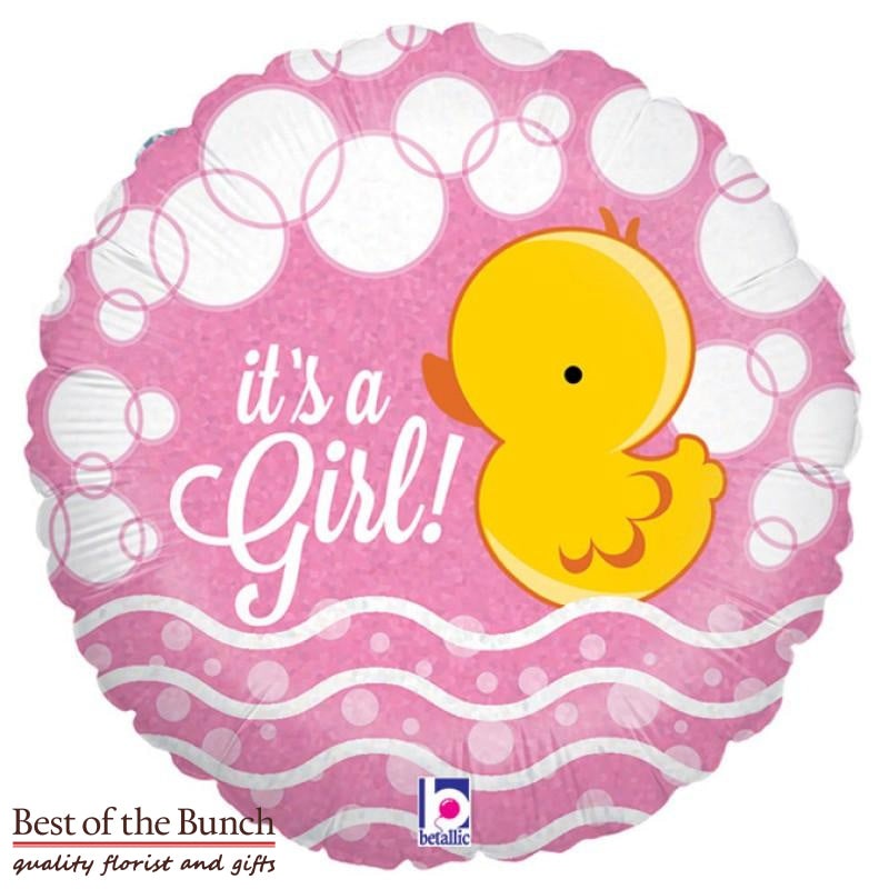 New Baby Girl Foil Helium Balloon 45cm (18)