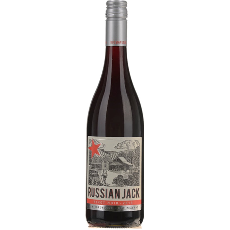 Russian Jack Martinborough Pinot Noir – Wine Delivered In A Wine Gift Bag