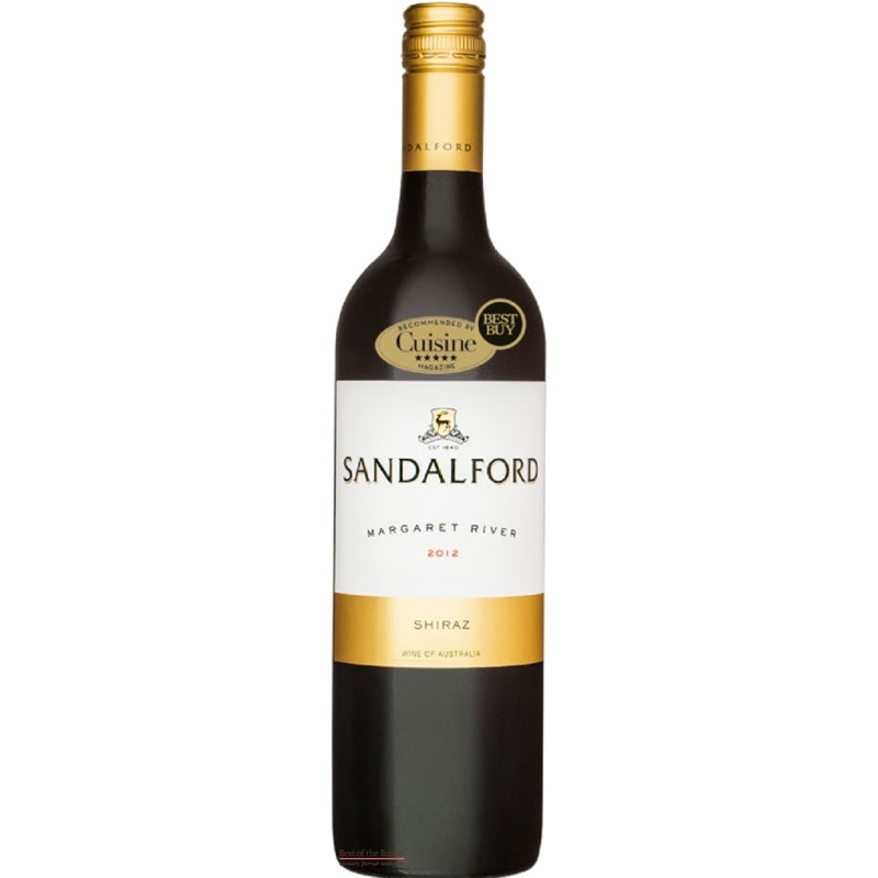 Sandalford Margaret River Shiraz Western Australia – Wine Delivered In A Wine Gift Bag / Box