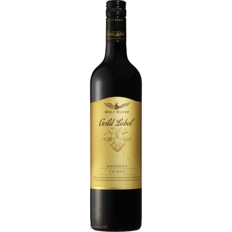 Wolf Blass Gold Label Shiraz  Barossa Valley Australia – Wine Delivered In A Wine Gift Bag / Box