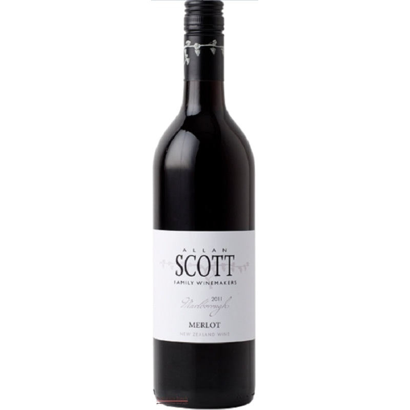 Allan Scott Hawke’s Bay Merlot – Wine Delivered In A Wine Gift Bag