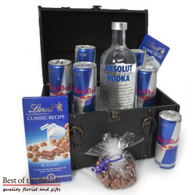 Gift Box Vodka Red Bull Chocolate Energy Blast