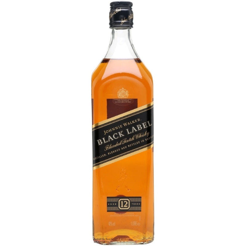 Johnnie Walker Black Label Whisky 12 Year Old – Blended Scotch Whisky – Delivered In A Gift Box