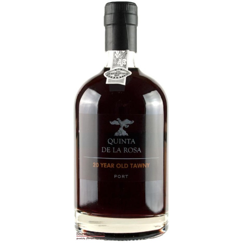 Quinta De La Rosa Tawny Port 20 Year Old  – Portugal (500ml) – Delivered In A Gift Bag