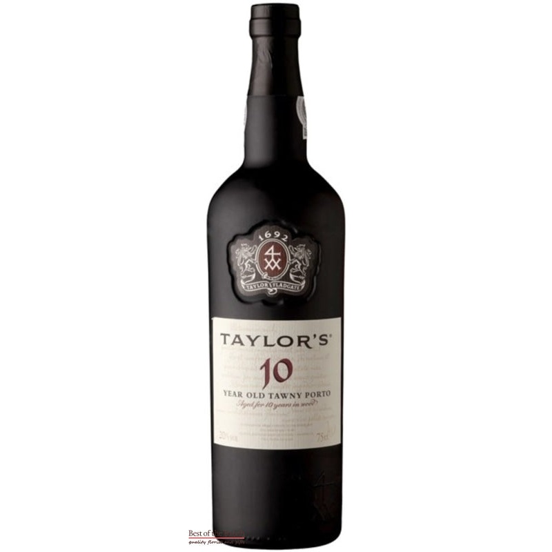 Taylors Tawny Port 10 Year Old – Portugal (750ml) – Delivered In A Gift Bag