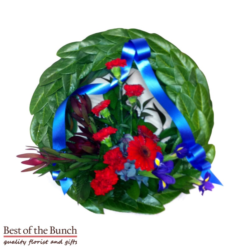 ANZAC Wreath – Medium Round Laurel Wreath