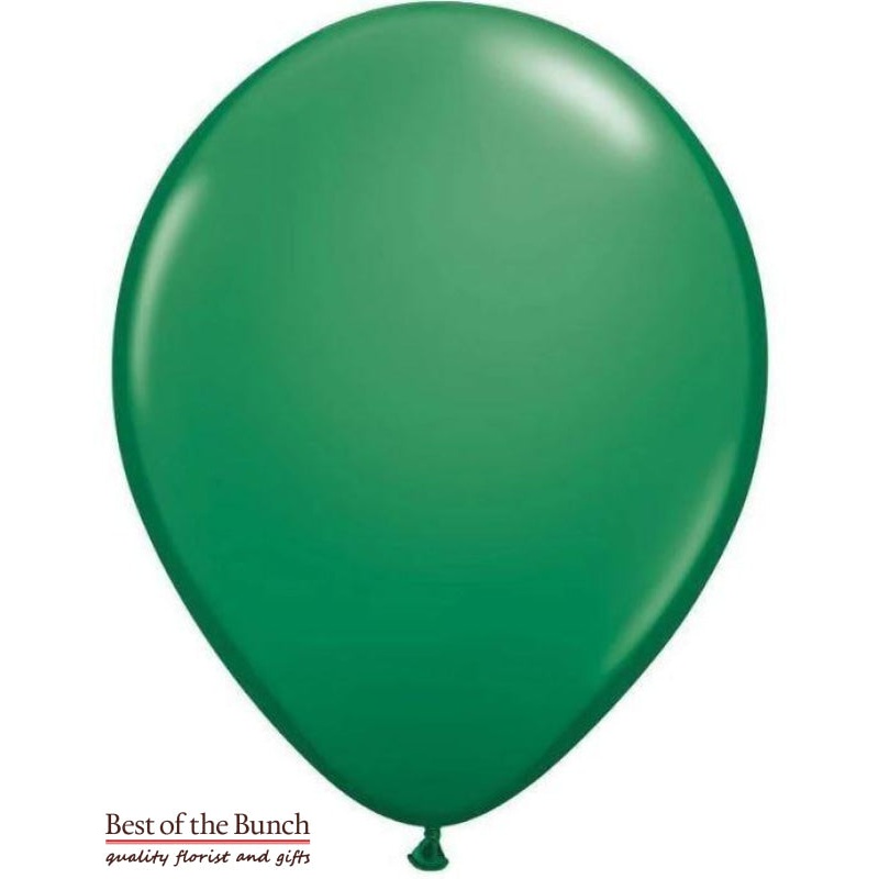 Dark Green Plain Latex Helium Balloon 28cm (11)