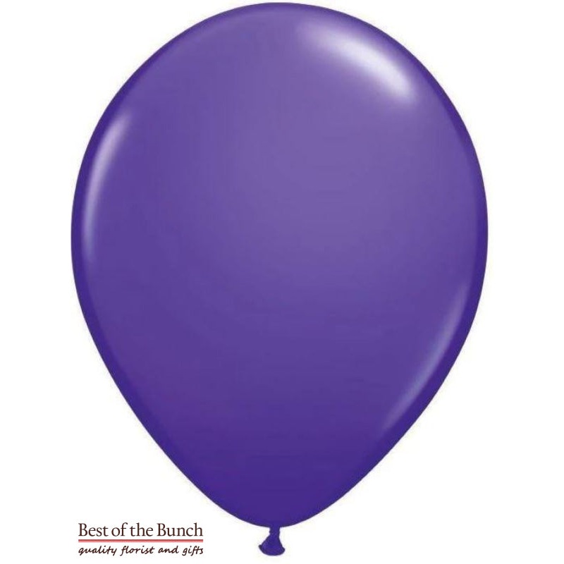 Dark Purple Plain Latex Helium Balloon 28cm (11)