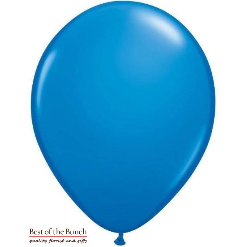 Dark Royal Blue Plain Latex Helium Balloon 28cm (11)