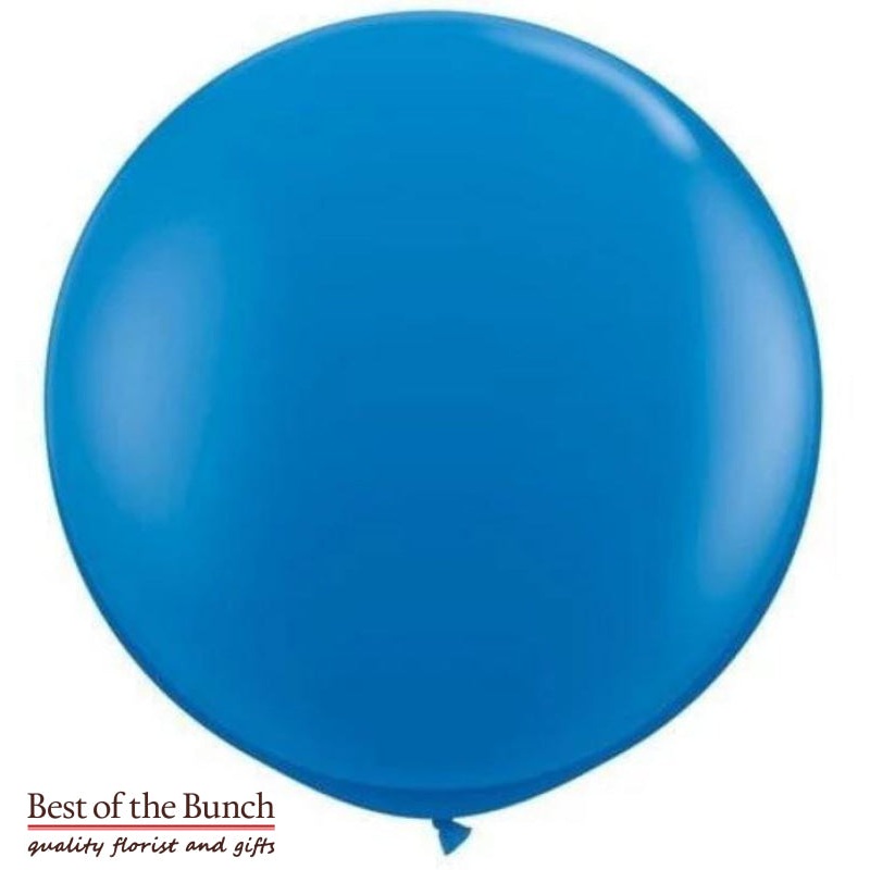 Dark Royal Blue Round Latex Giant XXL Extra Large Helium Balloon 60cm (24) OR 90cm (36)