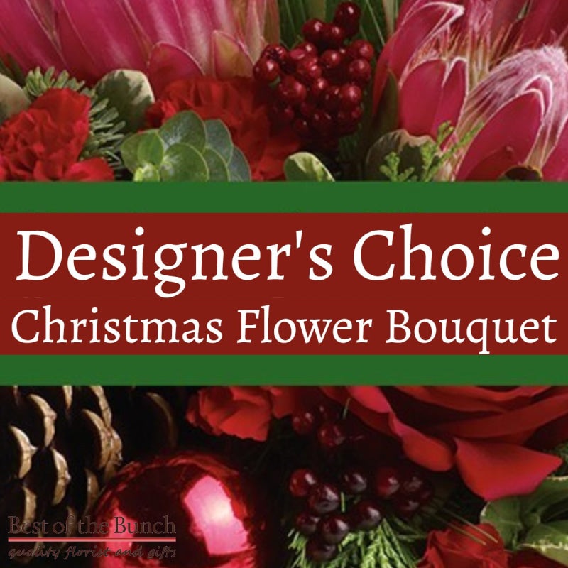 Florists Choice Christmas Flower Bouquet