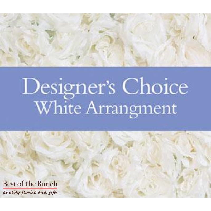 Florists Choice White Flower Arrangement In A Box