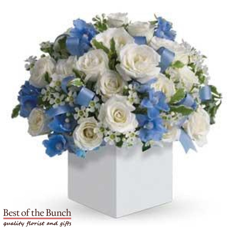 Flower Arrangement In A Box It’s A Boy