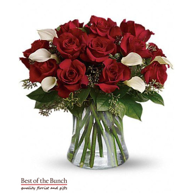 Flower Bouquet Be Still My Heart – Dozen Red Roses