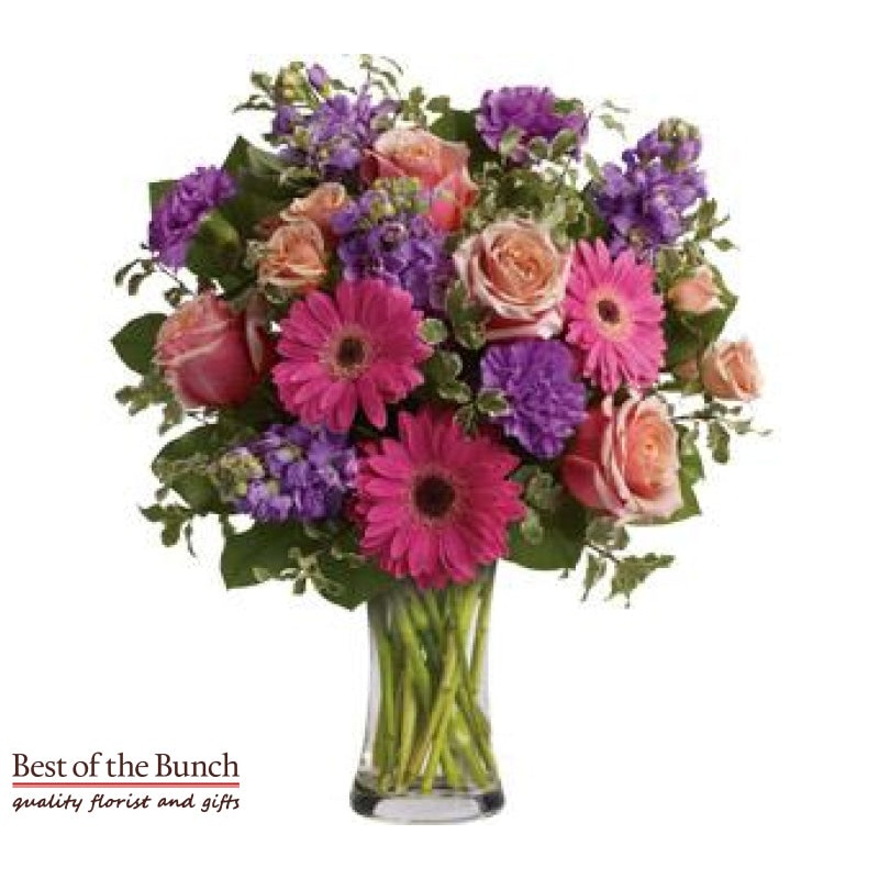 Flower Bouquet Sweet promises With Vase