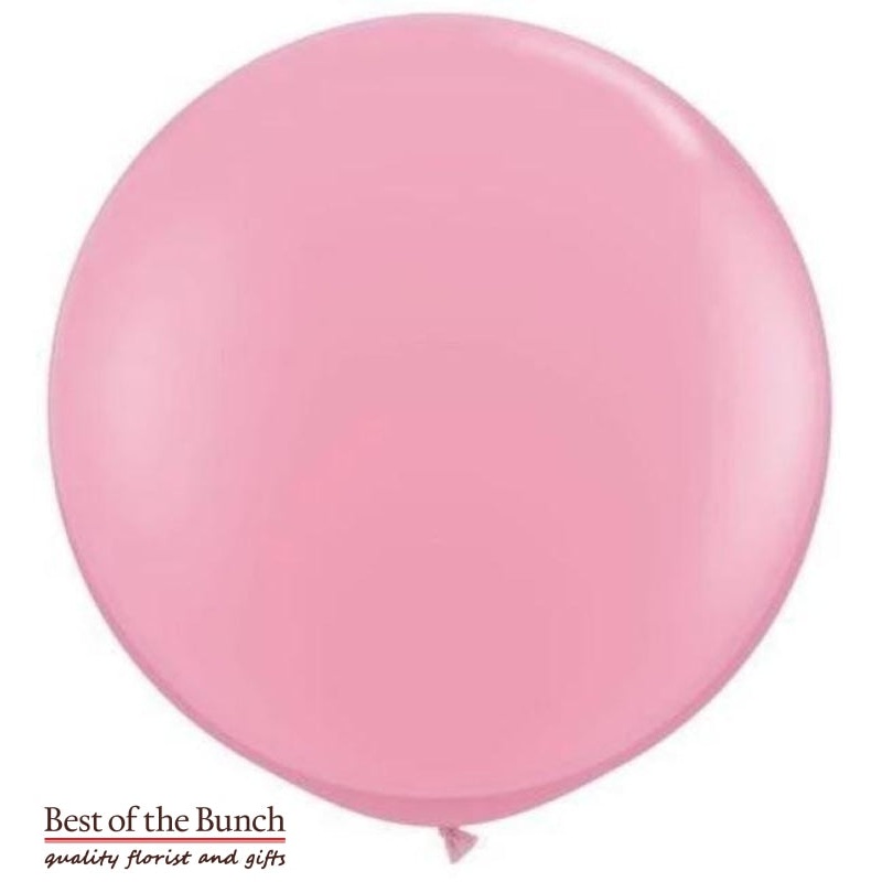 Light Baby Pink Round Latex Giant XXL Extra Large Helium Balloon 60cm (24) OR 90cm (36)