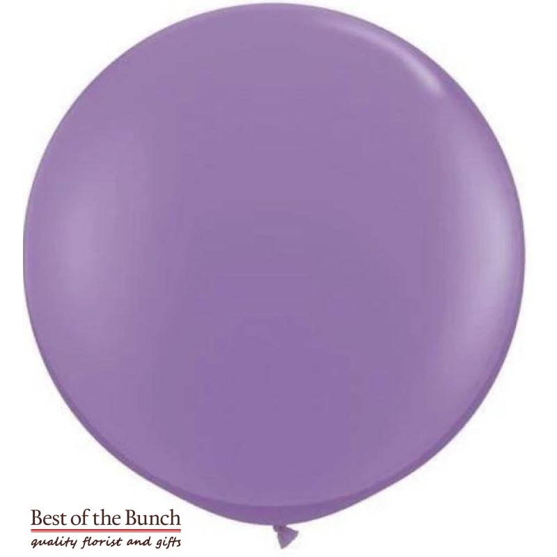 Light Purple Lilac Round Latex Giant XXL Extra Large Helium Balloon 60cm (24) OR 90cm (36)