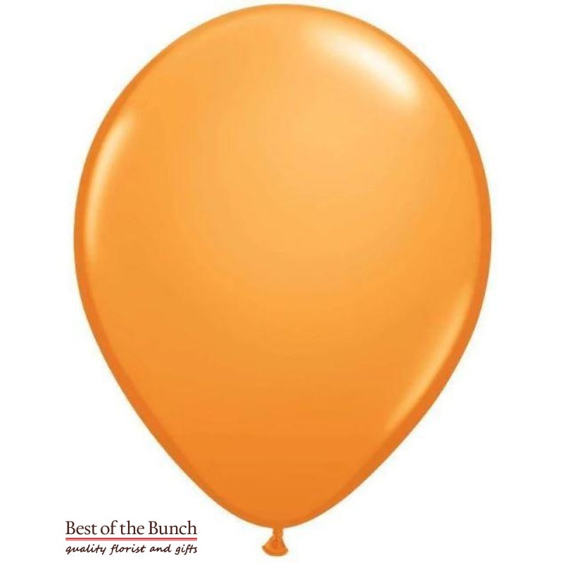 Orange Plain Latex Helium Balloon 28cm (11)