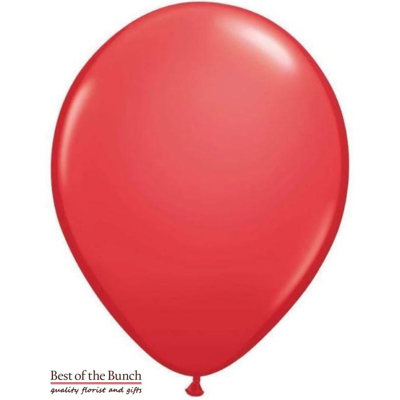 Red Plain Latex Helium Balloon 28cm (11)