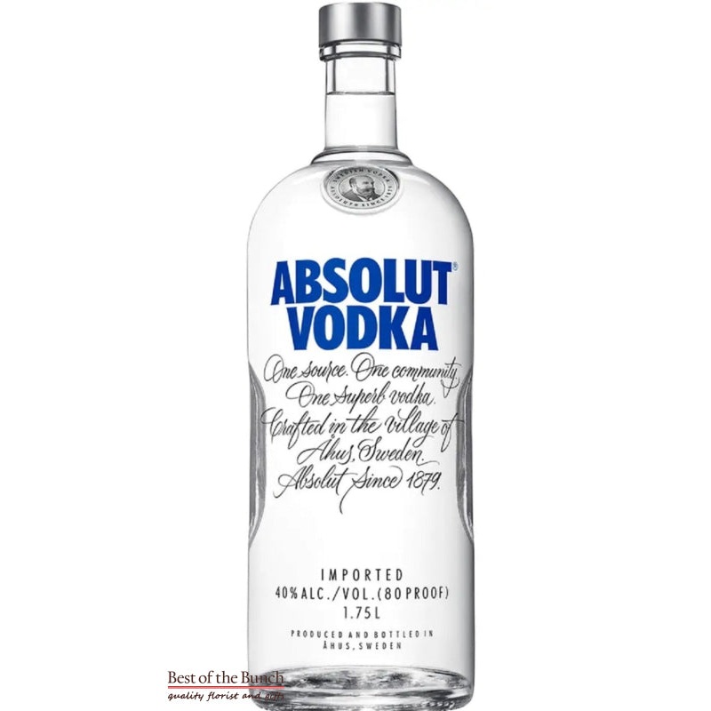 Absolut Premium Swedish Vodka-700ml Delivered In Original Box or Spirits Bag