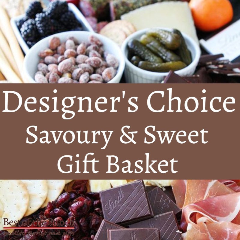 Designers Choice Savoury & Sweet Treats Gift Basket