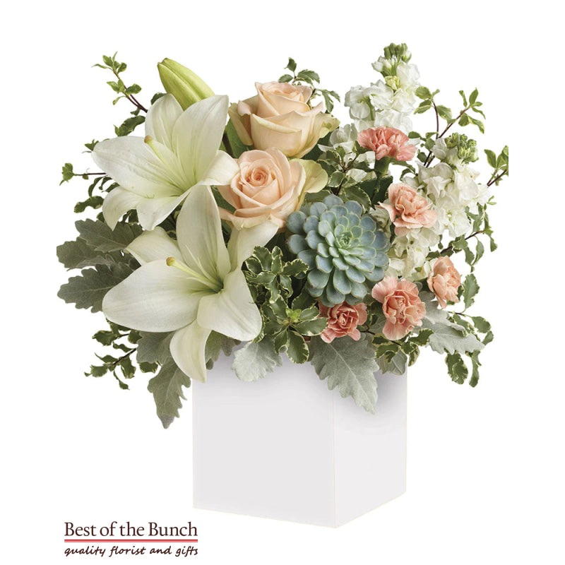 Flower Arrangement In A Box Secret Garden