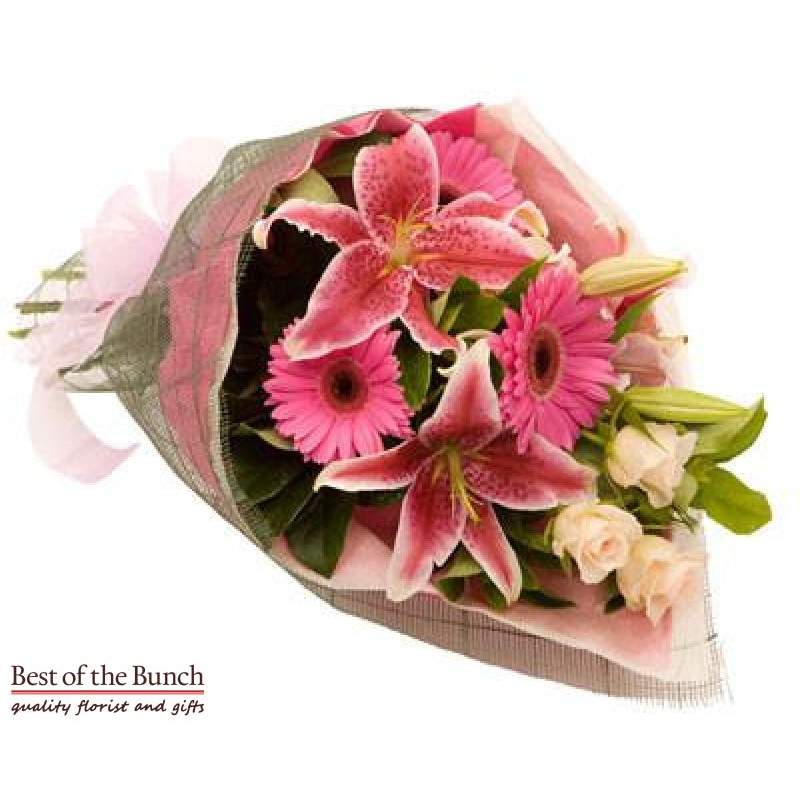 Flower Bouquet Pretty In Pink