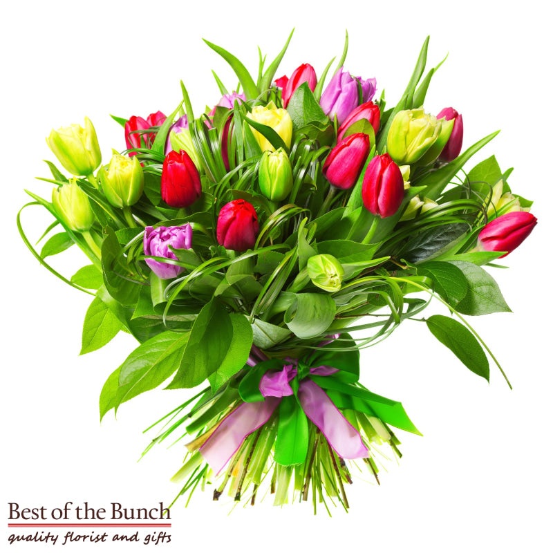 Flower Bouquet Tulips-Standard & Classic & Deluxe & Super Deluxe