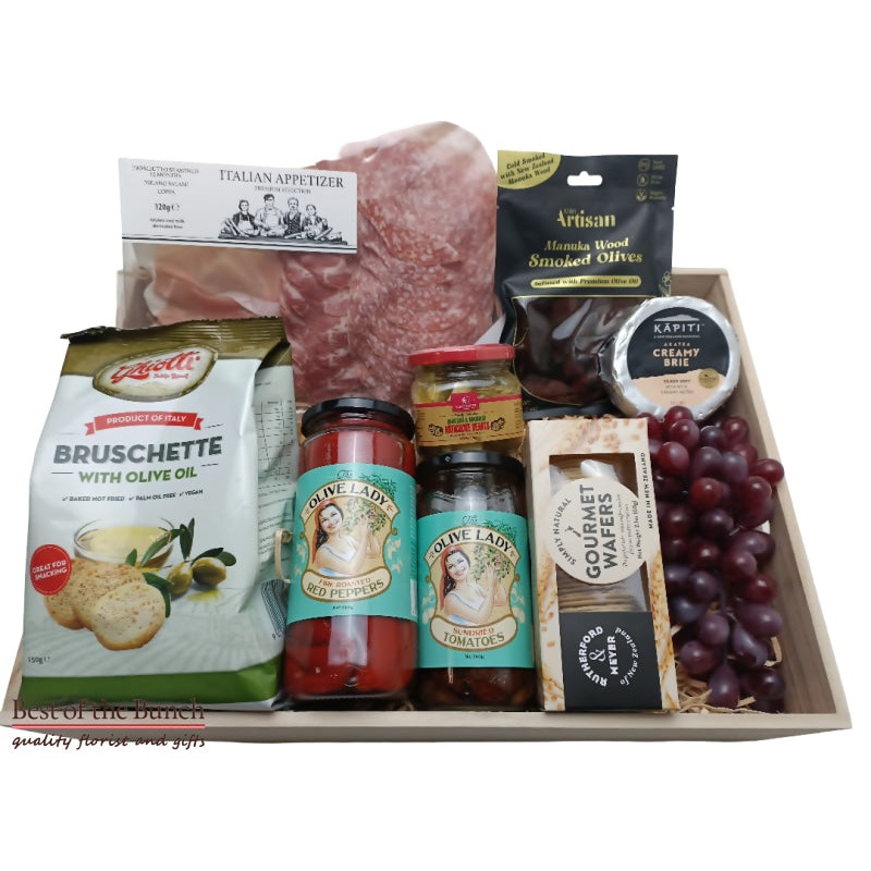 Gift Box Italian Antipasto, Tapas or Charcuterie Board