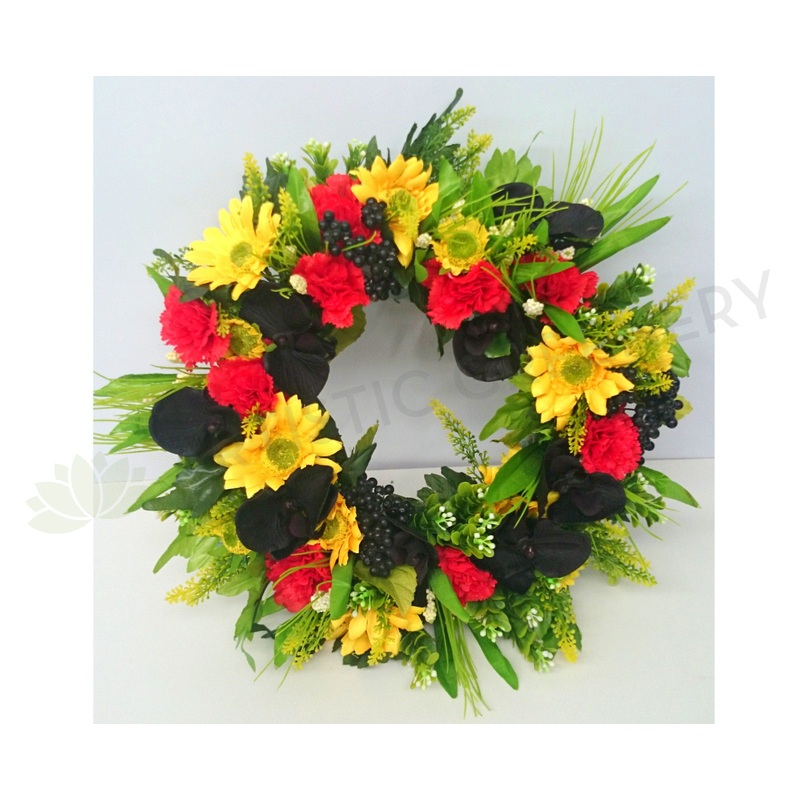 Indigenous Australia Floral Wreath 30cm / 40cm / 50cm