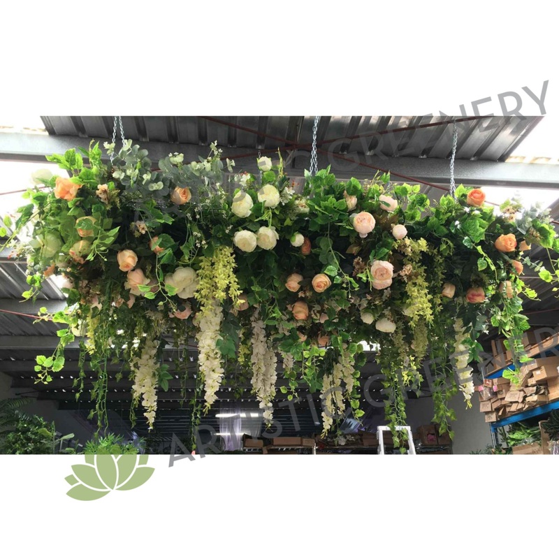 For Hire – Hanging Flower Ceiling 210 x 150 cm