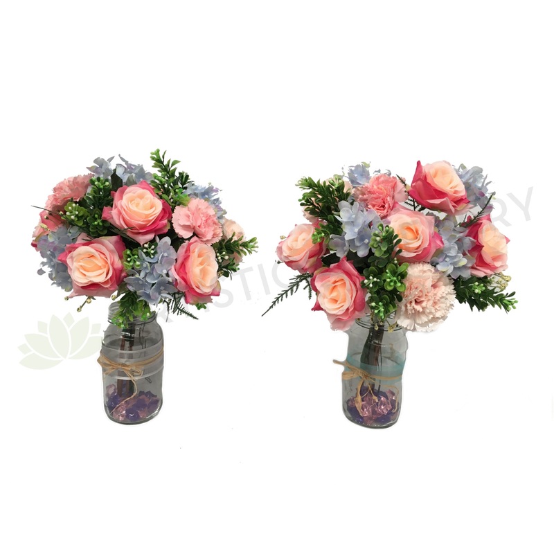 Grave Stone Flowers 25 x 25 cm – SYM0013